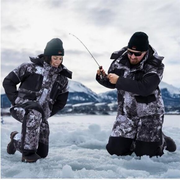 Piscifun Men Ice Fishing Waterproof Insulated Camo Jacket XL Outdoor Performance - Picture 6 of 11